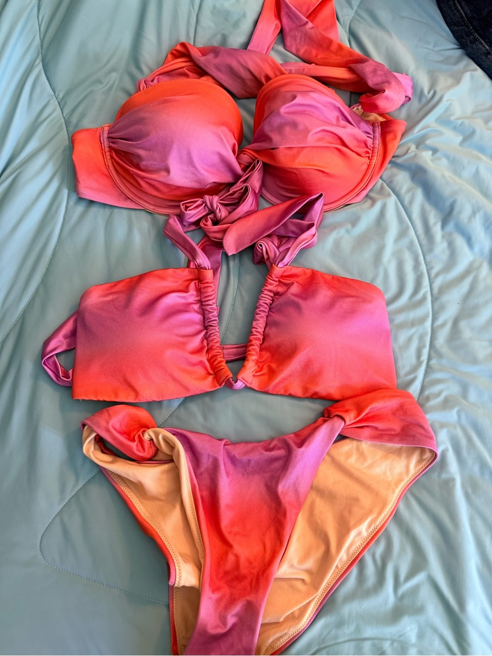 Victoria Secret Pink Ombre Bikini Set